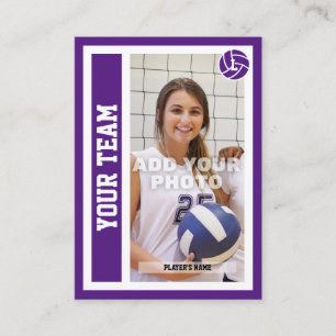 D'appel Carte de commerce de volley-ball personnalisée (Ro