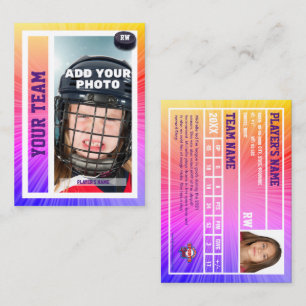 D'appel Carte de commerce du joueur de hockey Souvenir C