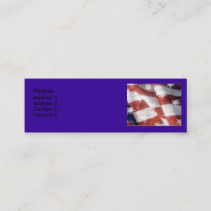 D'appel Carte de contact de drapeau