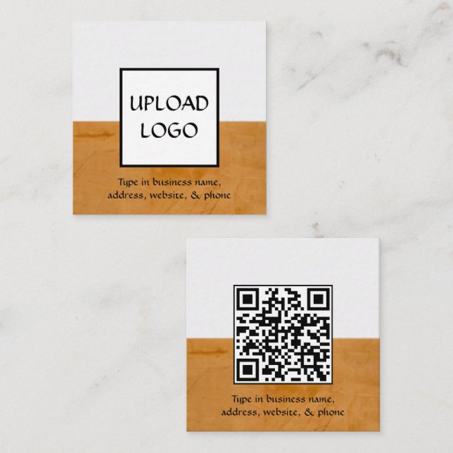 D'appel Carte de contact QR Code avec logo scolaire person (Devant / Derrière)