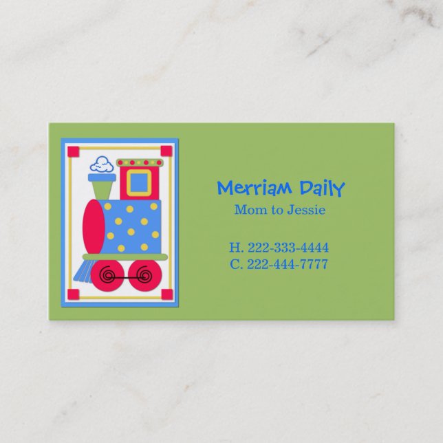 D'appel Carte de date de jeu de la maman du moteur de trai (Devant)