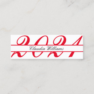 D'appel Carte de nom de diplôme. Élégante carte d'insertio