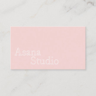 D'appel Carte de nom d'entreprise Pink Yoga