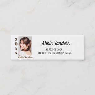 D'appel Carte de nom d'insertion de remise de diplôme de p