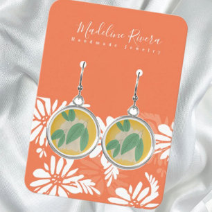 D'appel Carte de Présentation pour Boucles d'Oreilles Fait