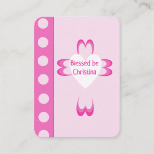 D'appel Carte de prière Blessé Baptême