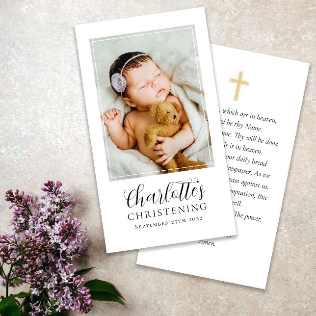 D'appel Carte de prière de conservation de photos Christen (Créateur téléchargé)