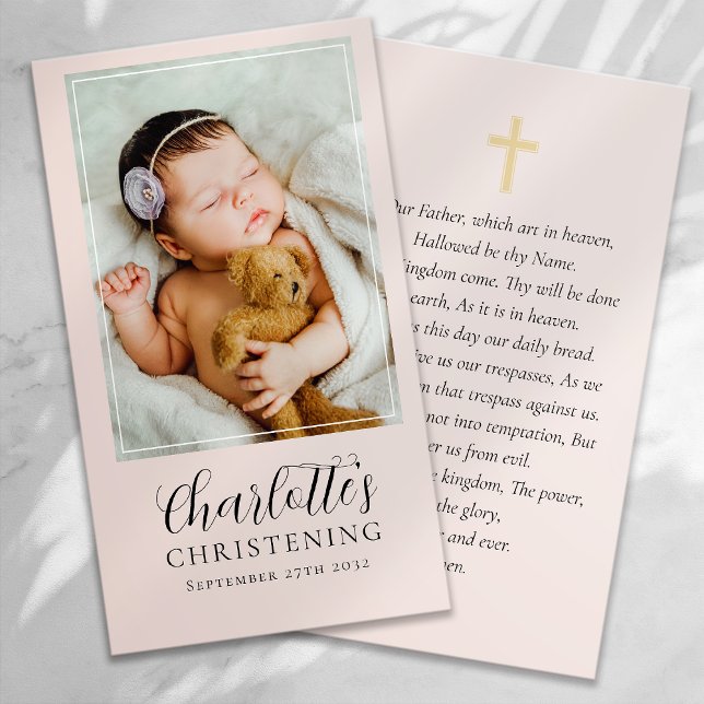 D'appel Carte de prière de conservation de photos Christen (Créateur téléchargé)