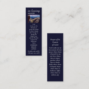D'appel Carte de prière de sympathie pour célébration de l