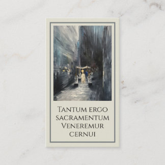 D'appel Carte de prière Eucharistique de la procession