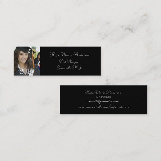 D'appel Carte de profil senior avec vos photos (Devant / Derrière)
