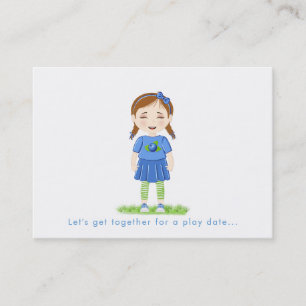 D'appel Carte de rendez-vous Blueberry