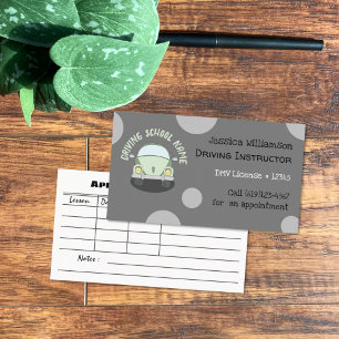 D'appel Carte de rendez-vous Gris de l'instructeur de cond