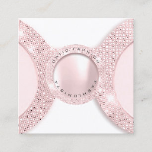D'appel Carte de rendez-vous Rose optique Parties scintill