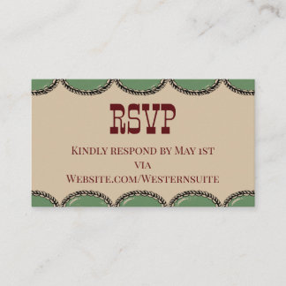 D'appel Carte de réponse RSVP