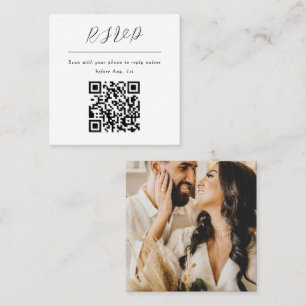 D'appel Carte de réponse Rsvp du code QR en ligne