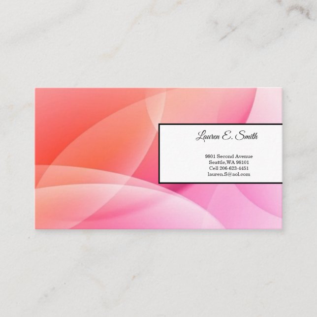 D'appel Carte de visite (Devant)