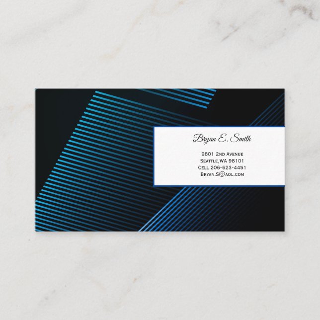 D'appel Carte de visite (Devant)