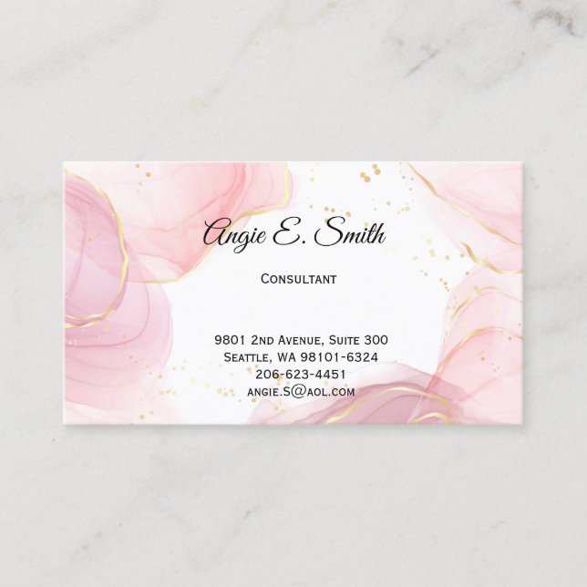 D'appel Carte de visite (Devant)