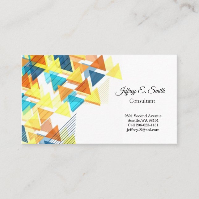 D'appel Carte de visite (Devant)