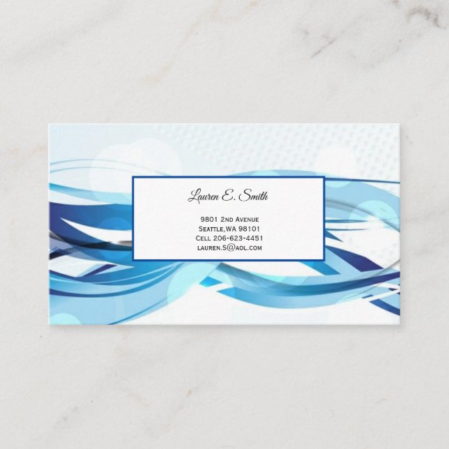 D'appel Carte de visite (Devant)