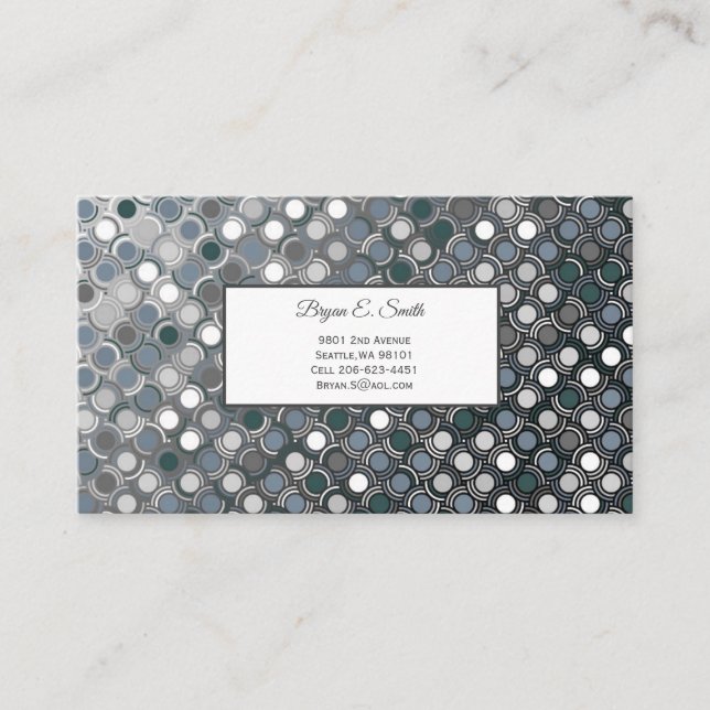 D'appel Carte de visite (Devant)