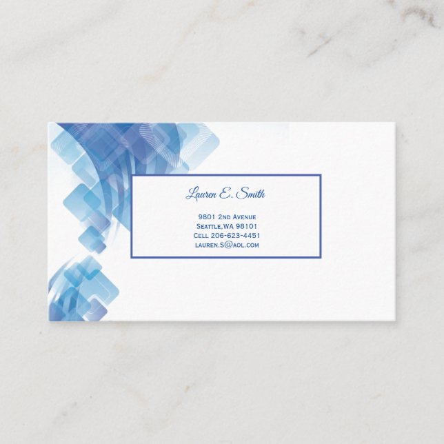 D'appel Carte de visite (Devant)