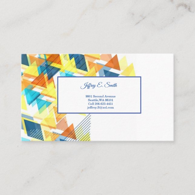 D'appel Carte de visite (Devant)