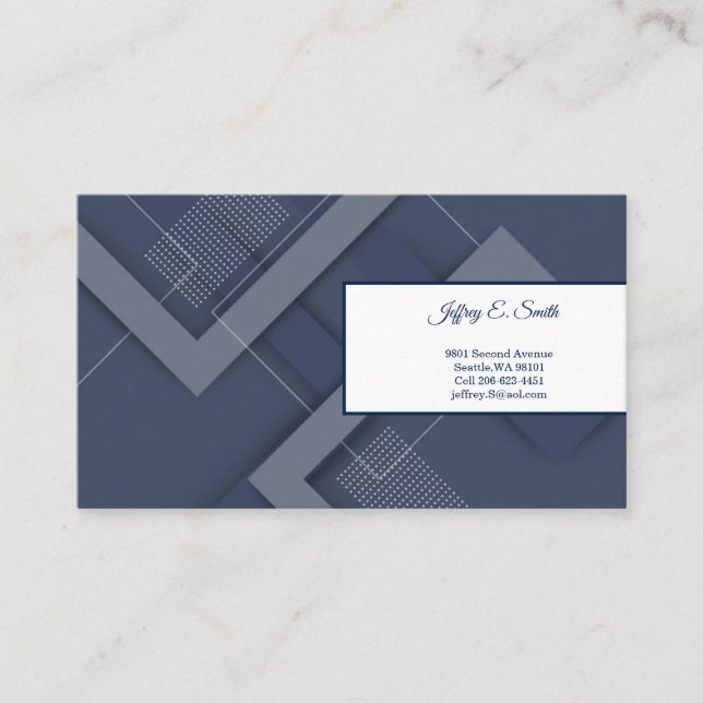 D'appel Carte de visite (Devant)