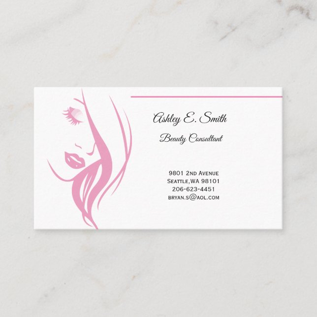 D'appel Carte de visite (Devant)