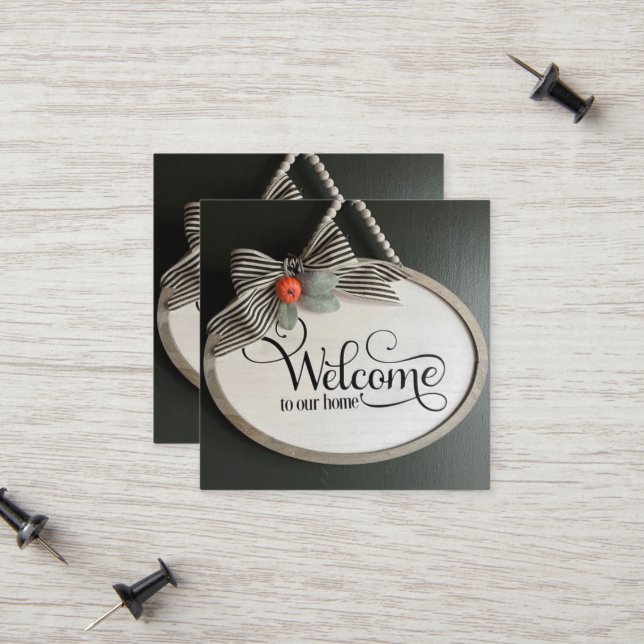 D'appel Carte de visite (Devant/Arrière en situation)