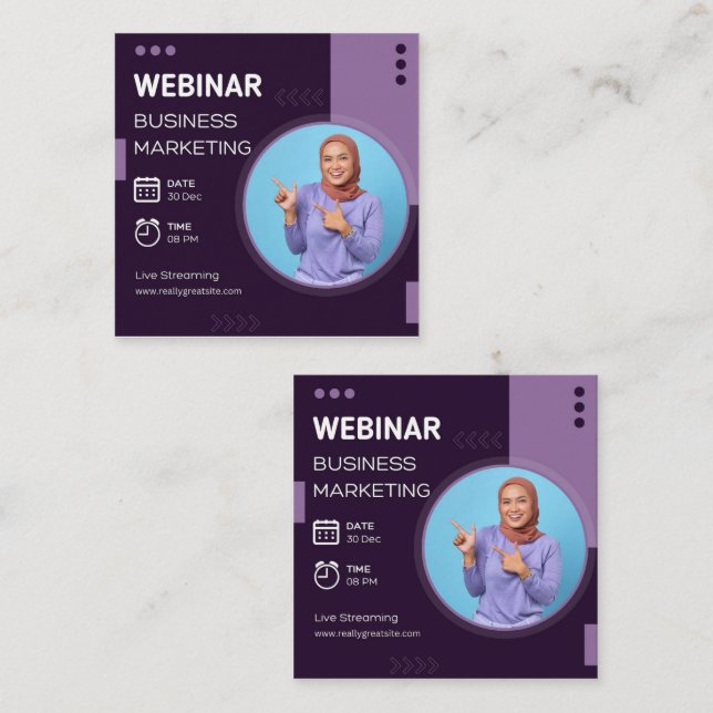 D'appel Carte de visite (Devant / Derrière)