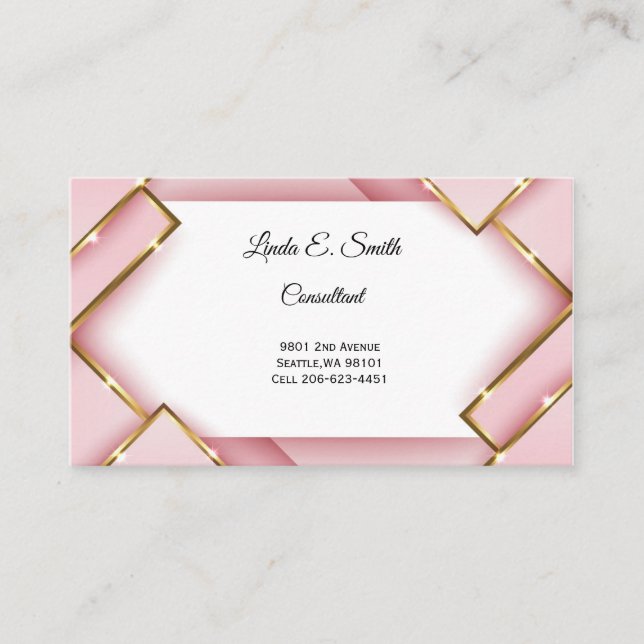 D'appel Carte de visite (Devant)