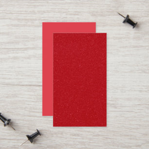 D'appel Carte de visite à paillettes rouge tomate – Person