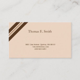 D'appel Carte de visite classique