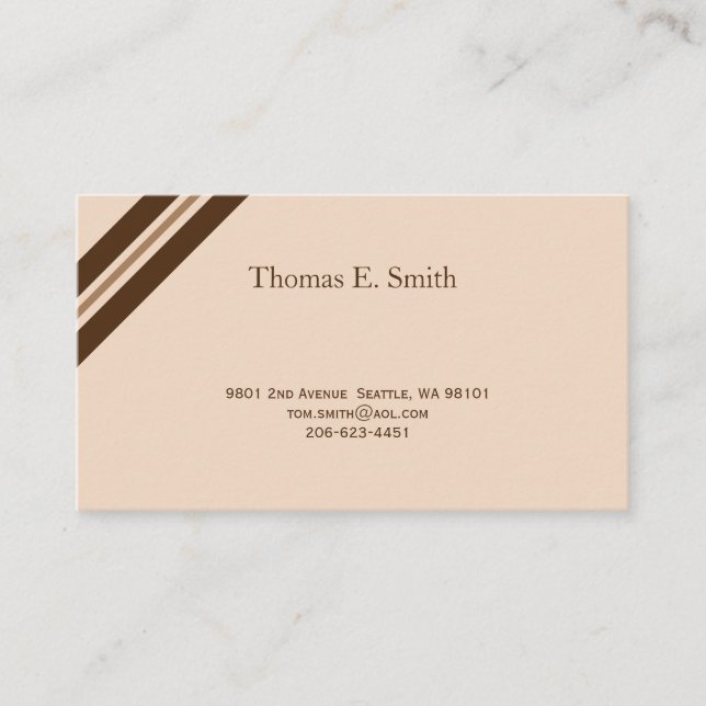 D'appel Carte de visite classique (Devant)