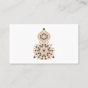 D'appel Carte de visite de mariage botanique de luxe