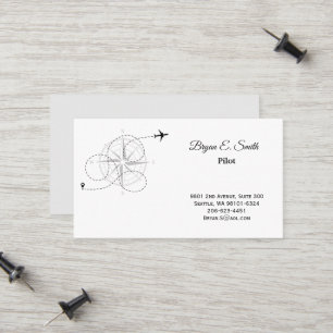 D'appel Carte de visite de pilote