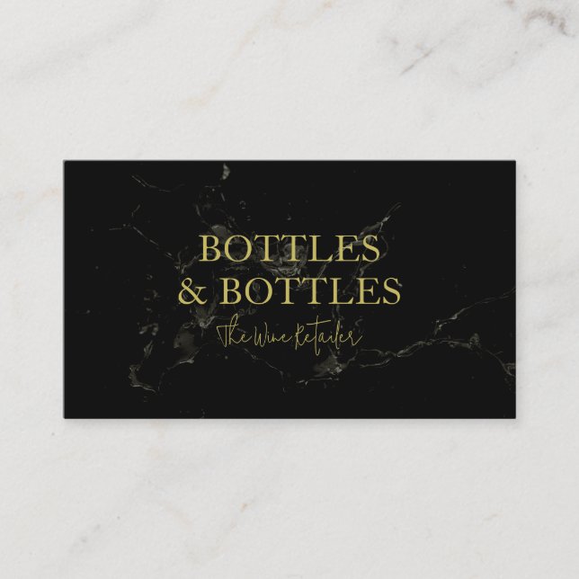 D'appel Carte de visite de revendeur de vin de qualité sup (Devant)