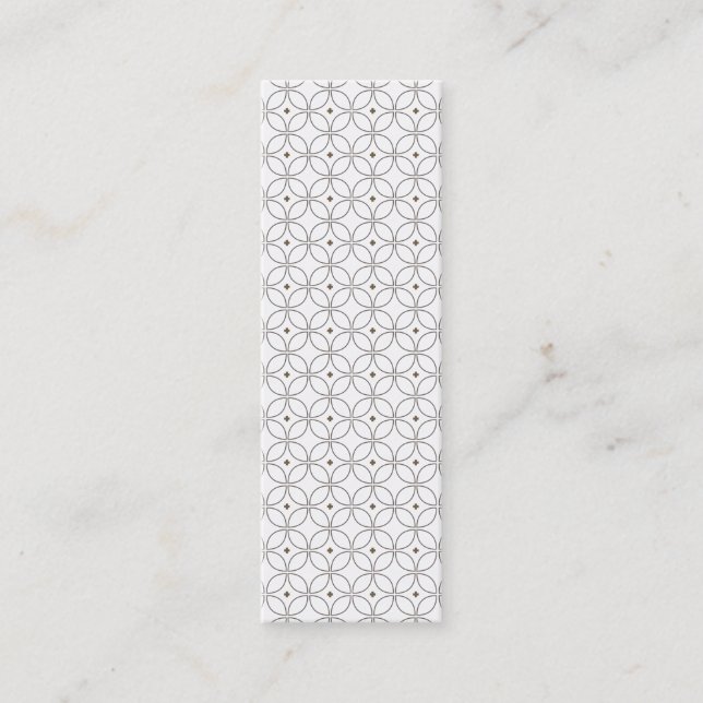 D'appel Carte de visite mince GLAM vintage (Devant)