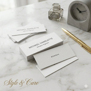 D'appel Carte de visite moderne et propre avec information