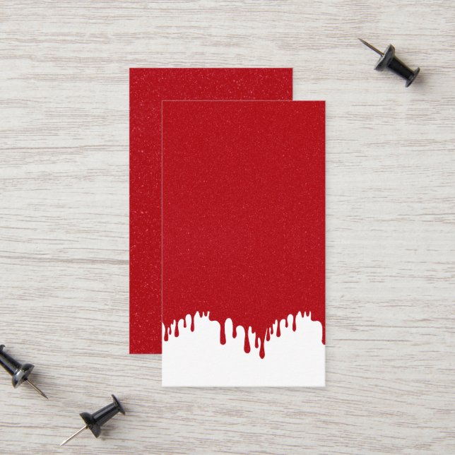 D'appel Carte de visite personnalisable – Tomate Rouge qui (Devant/Arrière en situation)