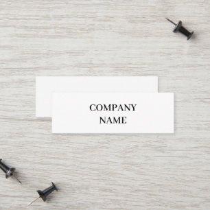 D'appel Carte de visite professionnelle 3,0" x 1,0" pour e