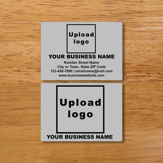 D'appel Carte de visite professionnelle sur fond gris (Créateur téléchargé)