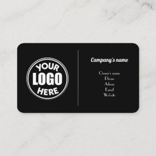 D'APPEL CARTE DE VISITE STANDARD NOIR