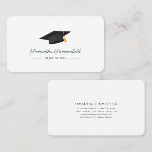 D'appel Carte de voeux de remise de diplômes 2026 Nom Scri