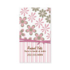Carte faite sur commande rose et Brown élégante de
