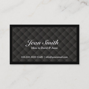 D'appel Carte foncée chique de maman d'édredon de diaman