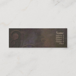 D'appel Carte foncée de contact de courbes exécutives