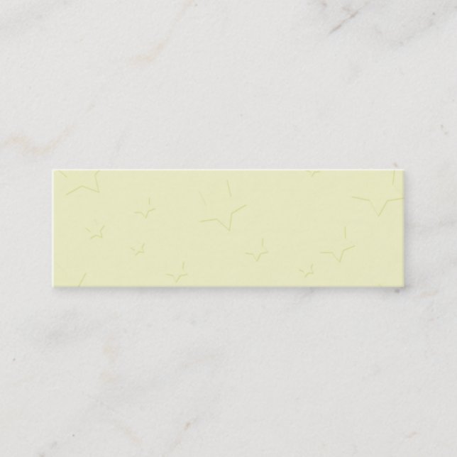 D'appel Carte maigre de profil d'étoiles (Devant)